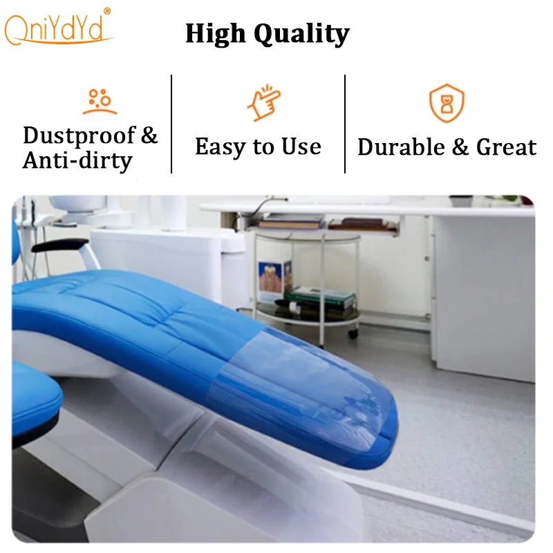 1Pc Dental Chair Cushion Foot Pad Dental Seat Unit Dustproof  And Waterproof Plastic Cover