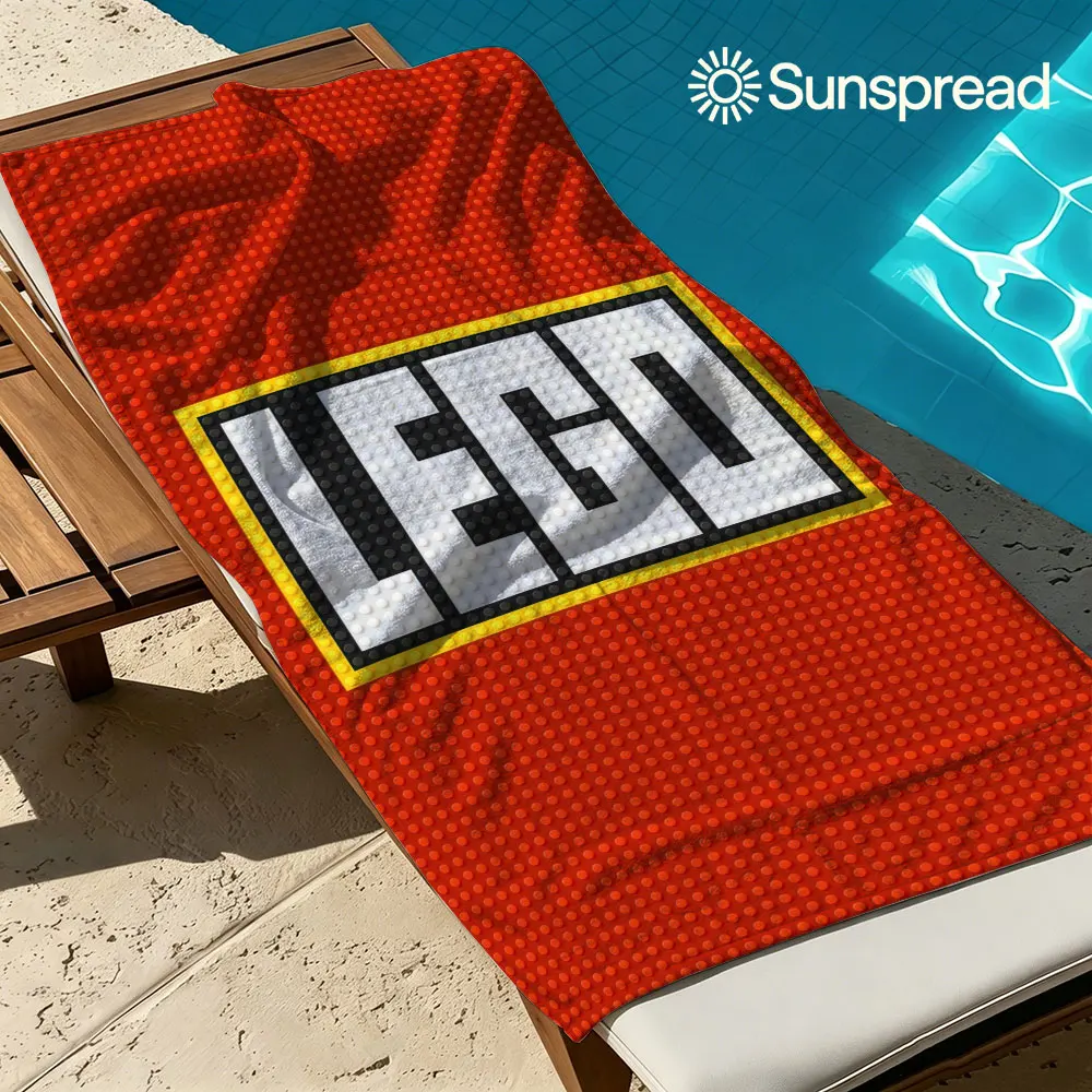 1PC L-LEGOs L-logo Quick Drying Bath Towel Microfiber beach towel light weight swimming camping yoga beach out
