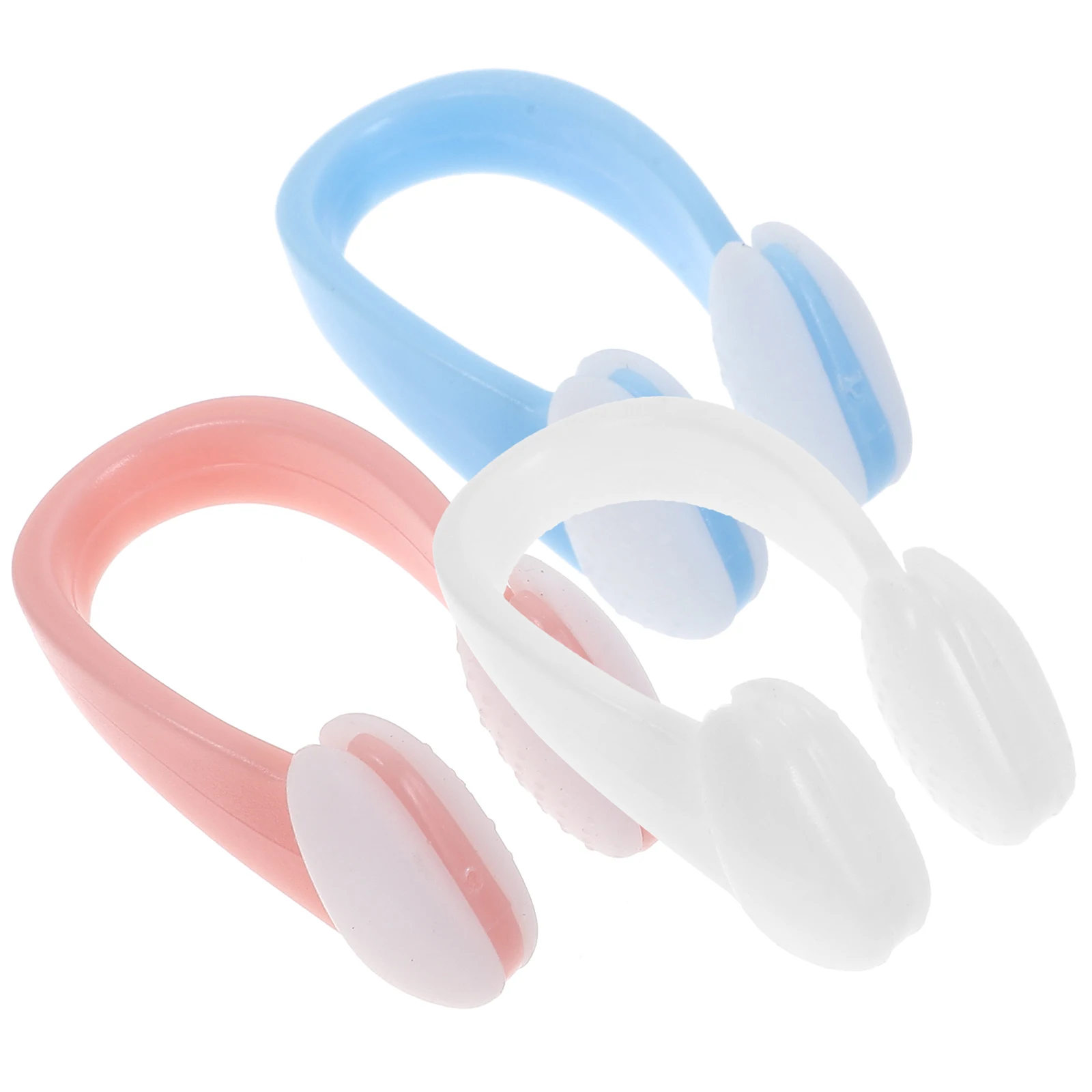 

3 pcs Swimming Nose Clips Soft Comfortable Non Silica Gel Anti choking for Adult Kids Diving Snorkeling Accessories Prevent