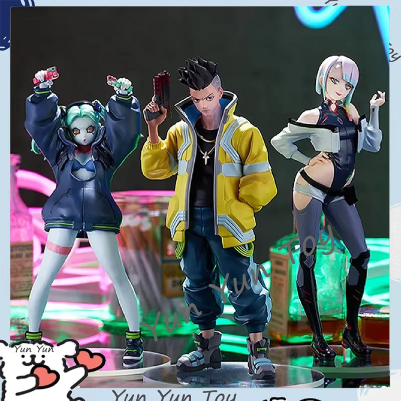 Instock Original Gsc Pop Up Parade Cyberpunk:Edgerunners David Martinez Lucy Rebecca Pvc Anime Figures Model Collection Toy Gift