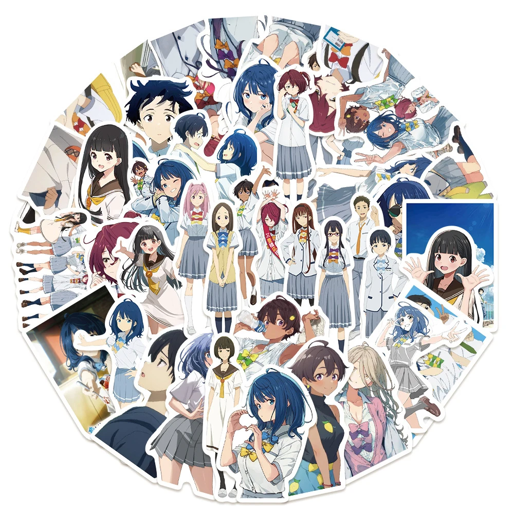 10/30/50pcs Anime Too Many Losing Heroines Yanami Anna Girl Cartoon Decals Suitcase Helmet Laptop Cool Kazuhiko Sticker Kid Toys