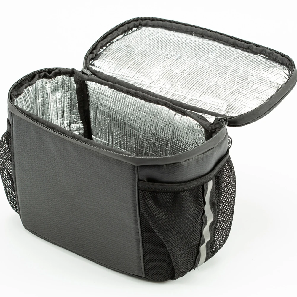 

Front Insulation Bag Bike Frame Large Capacity Waterproof Handlebar Accessories Travel