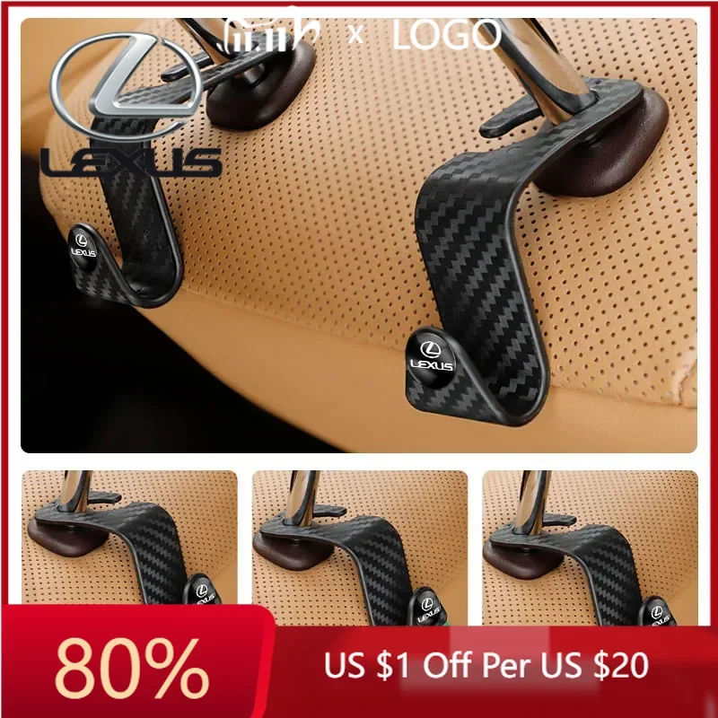 

Горячая новинка 2026: Наклейки для интерьера (2 шт.) – Универсальные крючки на спинку сиденья и подголовник для Lexus RX330, IS250, CT200h, ES350, GS300, UX, LS430