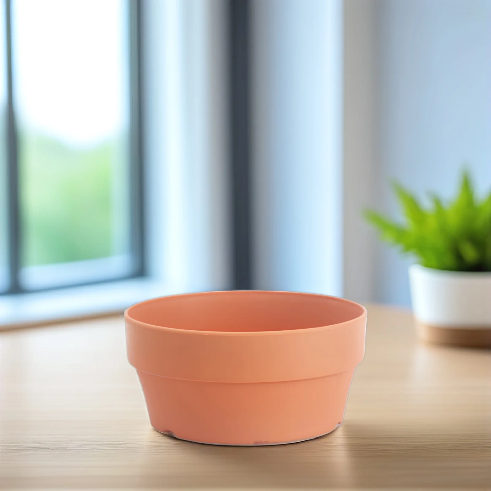 

5pcs Round Plastic Flower Pots -- For Succulents Indoor Outdoor Garden Shallow Planter Decorative Container Garden Supplies