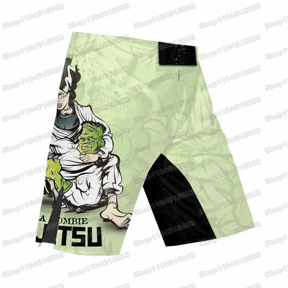 Frankenstein Wrestling  Rash Guards Surfing Jersey Beach Shirts Swimwear Diving Gym Shorts MMA BJJ Men Jiu Jitsu Fitness Sets view 4