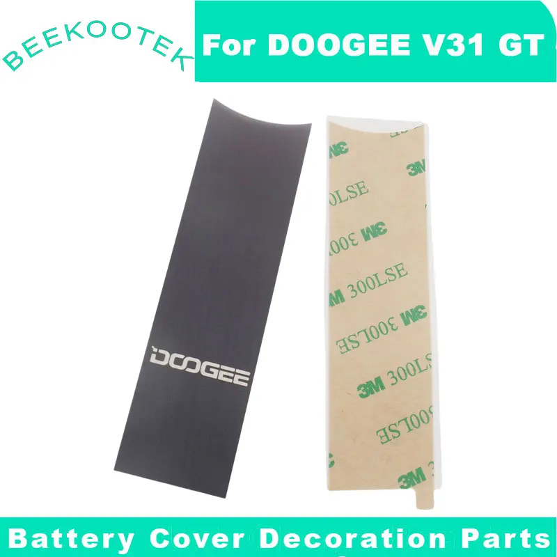 New Original DOOGEE V31GT Battery Cover Decoration Parts With Adhesive Accessories For DOOGEE V31 GT Smart Phone