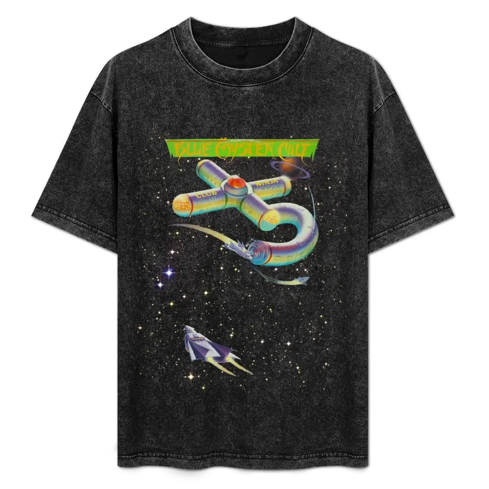 

Club Ninja Space Station T-Shirt new gifts and t-shirts oversized Luxury man affliction shirts heavyweight t shirts for men