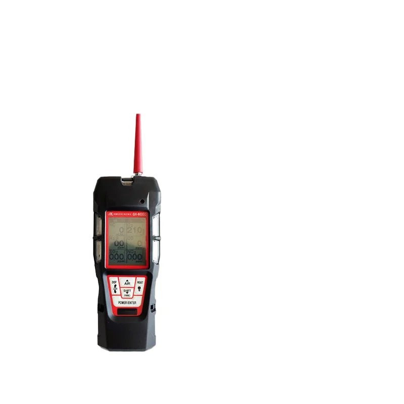 GX-6000 pump suction detection of 6 gases, portable composite gas detector