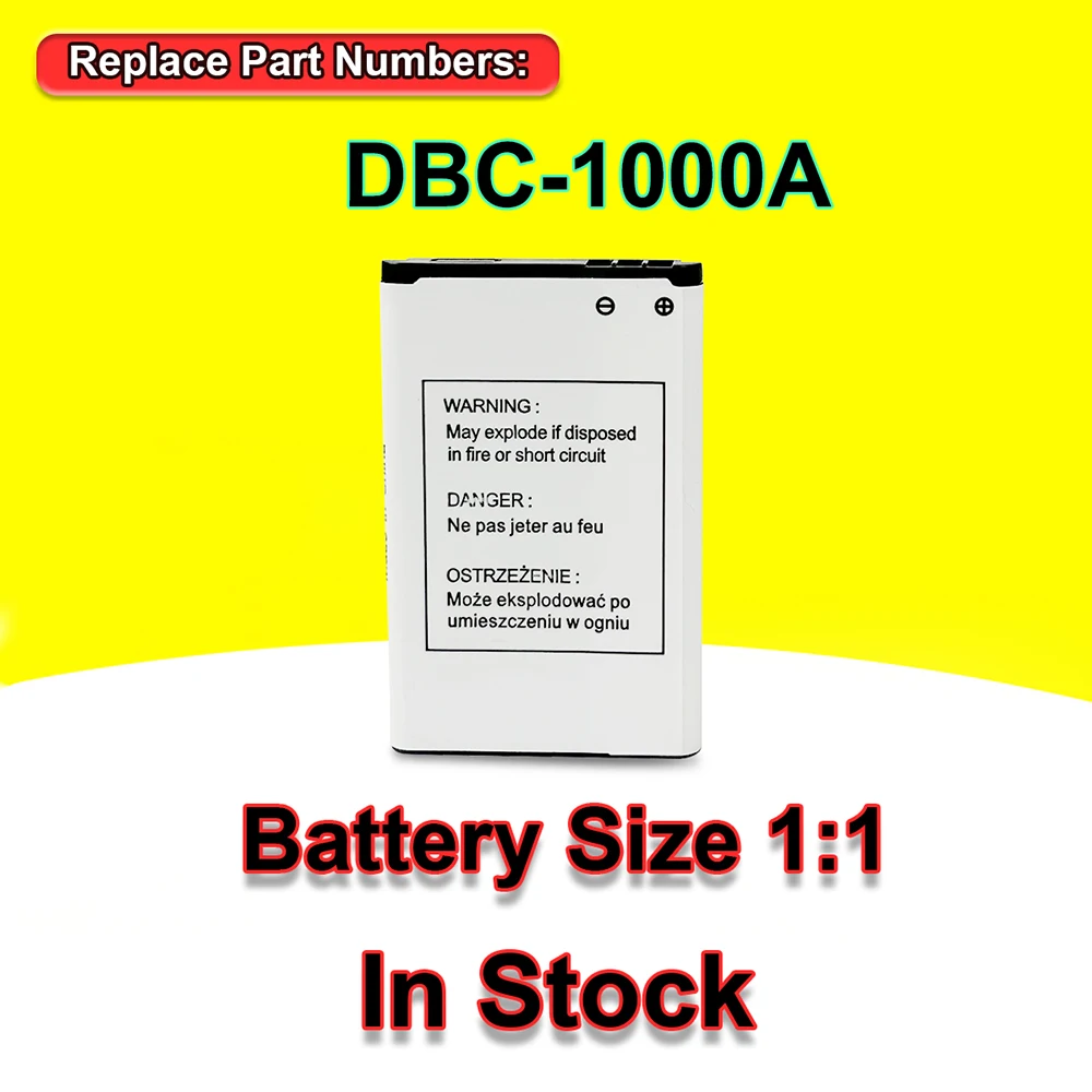 100% New 1000mAh DBO-1000A High Quality Battery For DORO 1372 / 2404 / 1370 Mobile Phone In Stock Fast Delivery