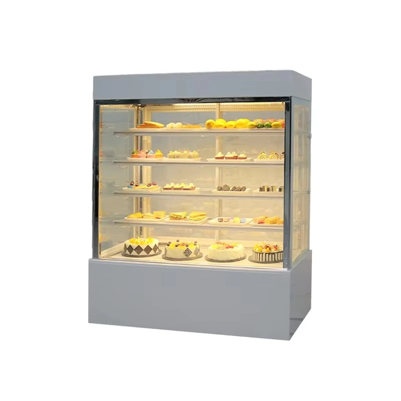 

4-Layer large-capacity floor, upright display cake display, refrigerator chiller