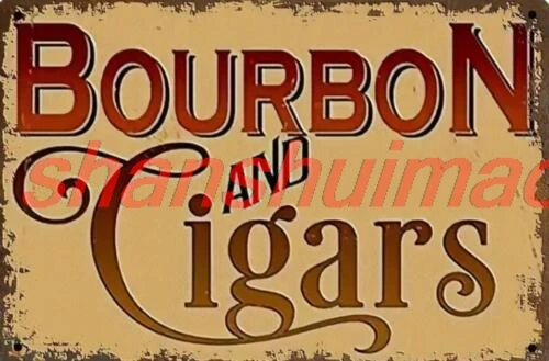 shui CIGAR  METAL TIN SIGN ART CIGAR BAR SIGN 