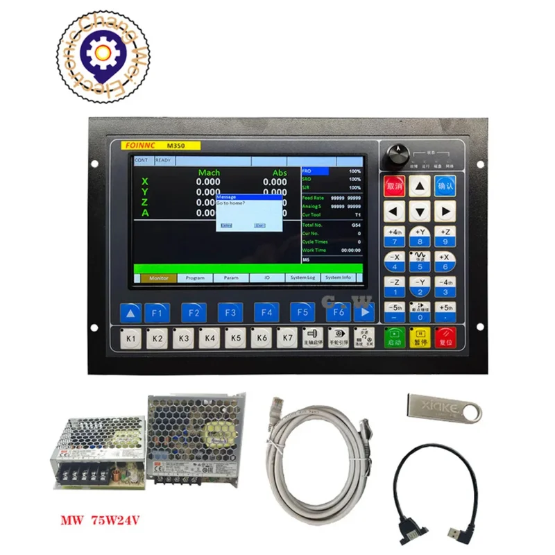 HOT!M350 DDCS-EXPERT 3/4/5 Axis CNC Standalone Offline Controller Support Close-loop Stepper/ATC Controller Replace DDCSV3.1