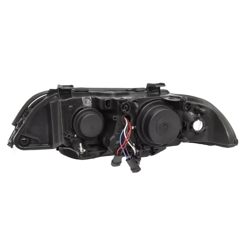 For BMW 5 Series E39 520i/523i/525i/528i/530i 1996-2003 headlight assembly angel eye LED aperture headlight housing cover