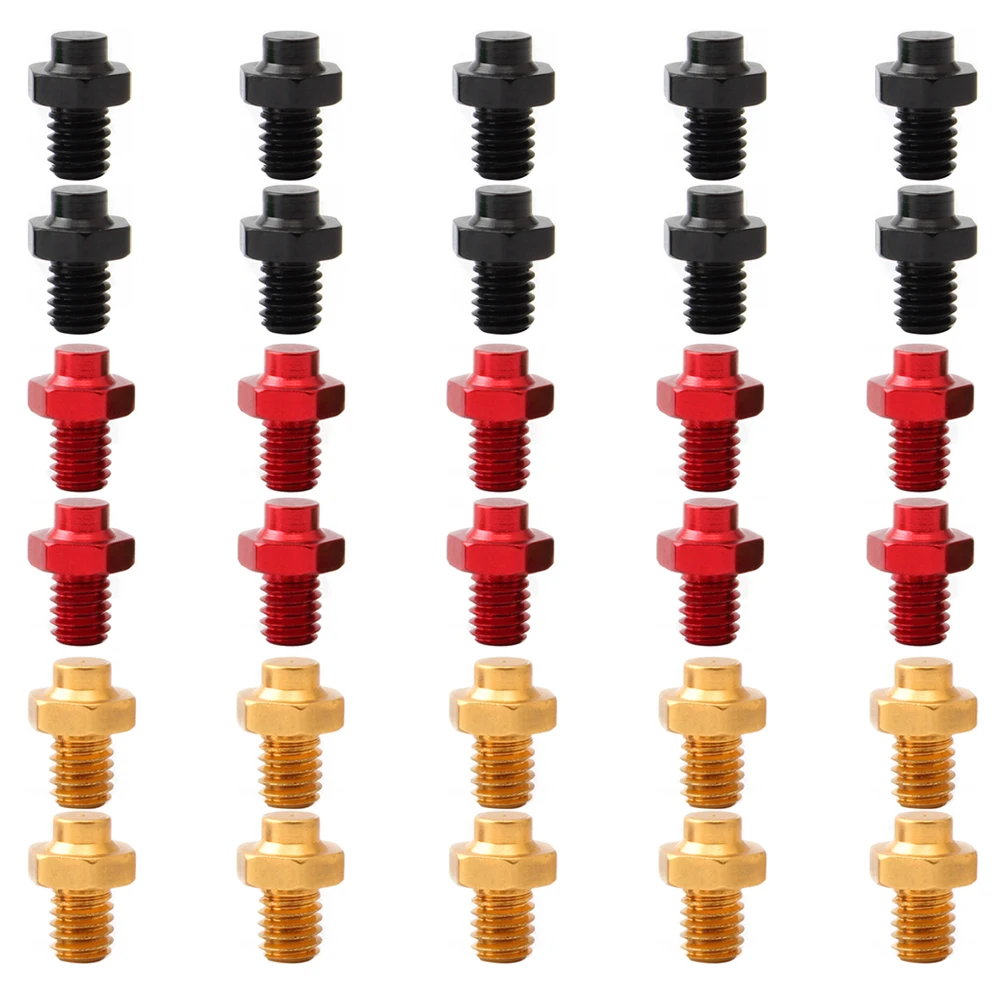 

10pcs MTB Bicylce Bike Water Bottle Holder Mountain Bike Pedal Bolts Bicycle Fixed Stud Anti-Slip M4 Stud Pin Screws