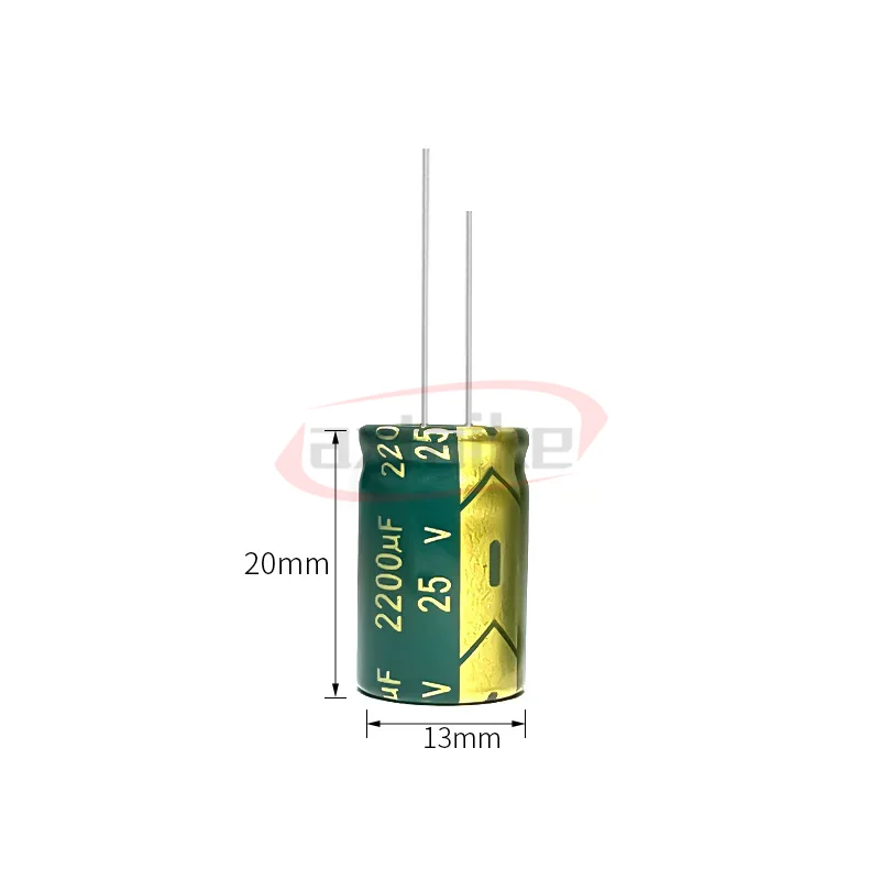 5/10PCS High Frequency Low ESR Electrolytic Capacitor 2200UF 6.3V 10V 16V 25V 35V 50V 63V 100V 10*20/13*25/16*25/18*35/22*40MM