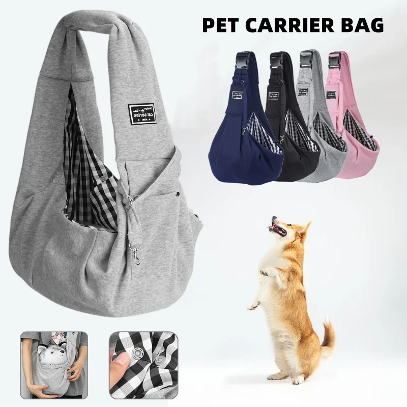 Pet Dog Carrier Bag Outdoor Travel Puppy Shoulder Bags Dogs Single Comfort Sling Handbag Tote Pouch Kitten Corgi Transport Pets