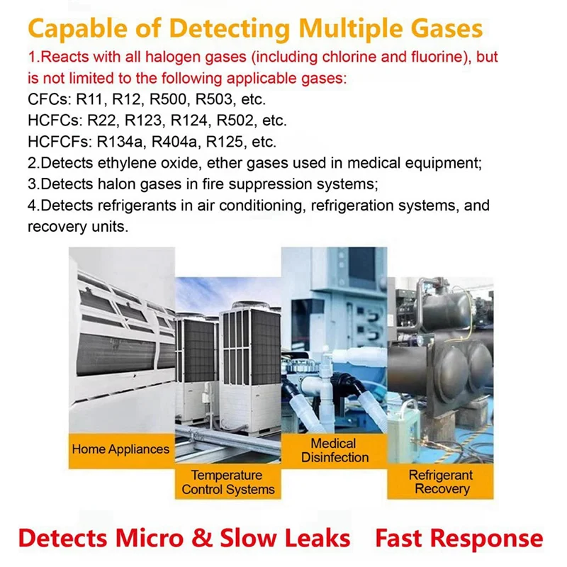 ABKW-DC4.5V SW-743A 냉매 누출 감지기 AC 자동차 냉장고 용 고감도 LCD 디스플레이 할로겐 프레온 테스터