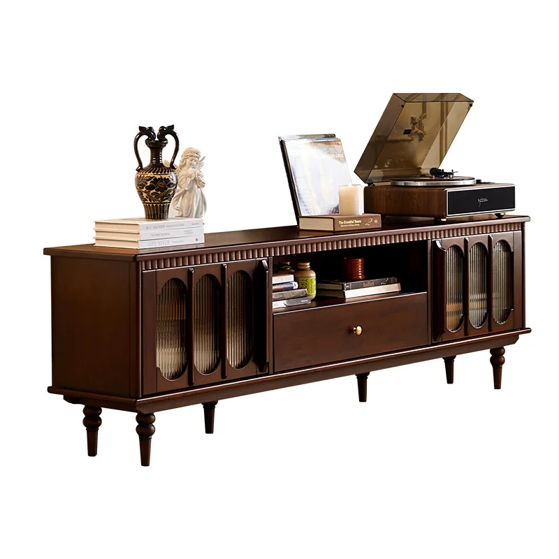 

Retro Living Room TV Stands Home Hotel Storage Simple TV Stands Drawer Wooden Furniture Телевизионный Шкаф MHDSG