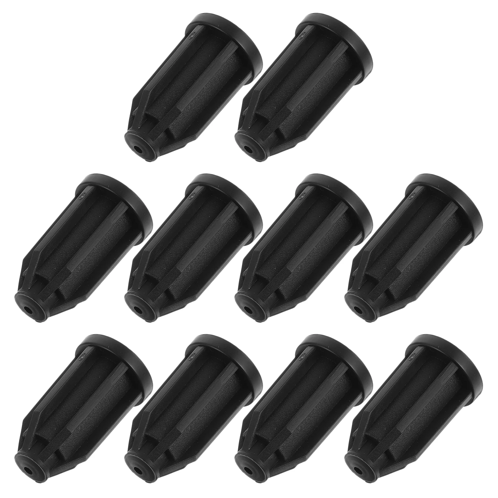 

10 Pcs 1 Inch Wheel Stem Sleeve Caster Socket Protective 25mm Diameter Furniture Caster Stability Friction Resistance Easy