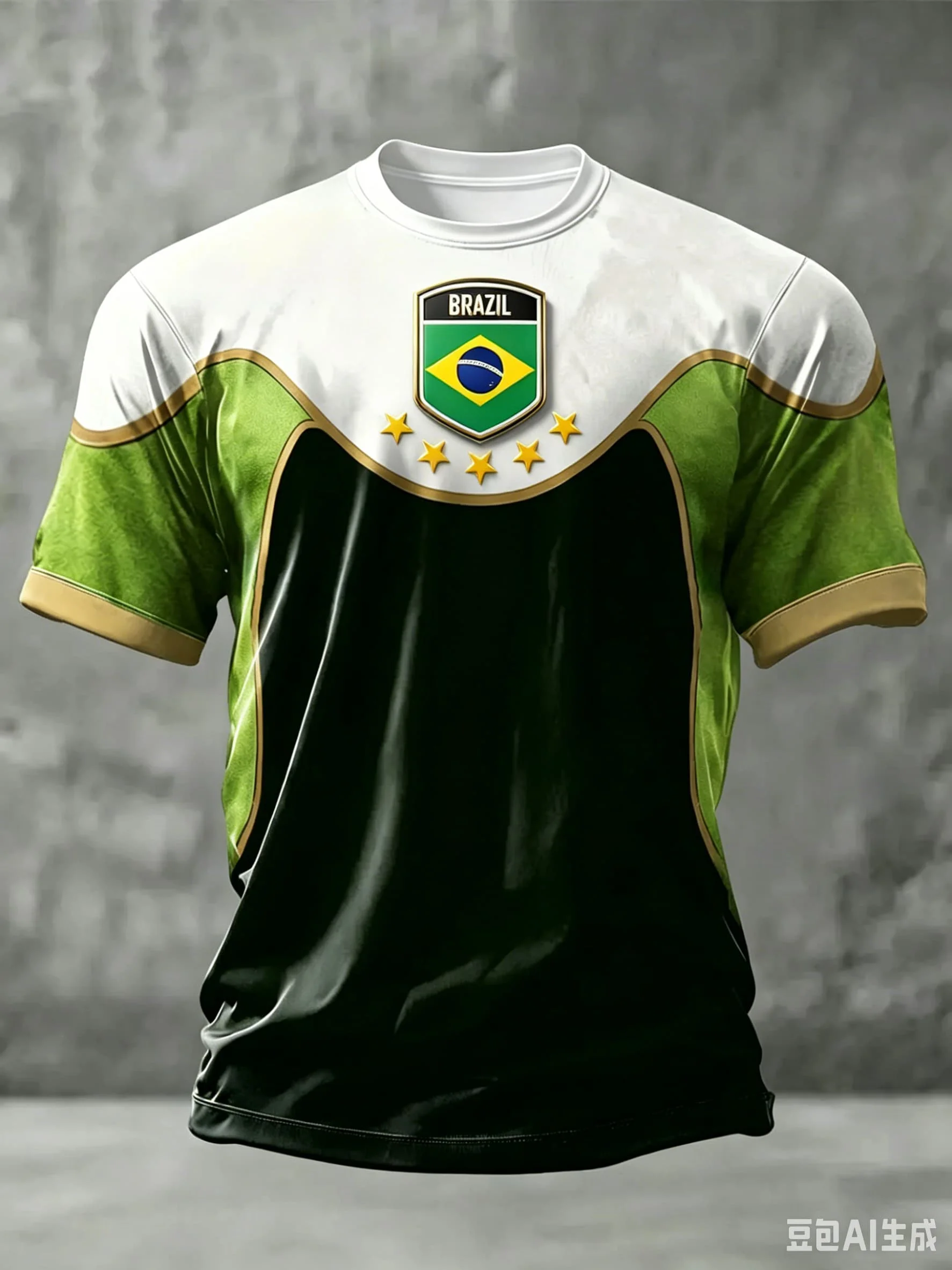 Brasilien Erlöser Christus Muster T-Shirt für Herren Kindergrößen Fußballtrikot T-Shirt Retro Team Fan Freizeitkleidung Fußballtrikot – Detail 8