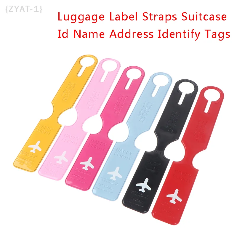 

Personalized Luggage Identification Set, Cute Straps & PVC Tags for Easy Suitcase ID, Travel Essential to Prevent Mix-Ups