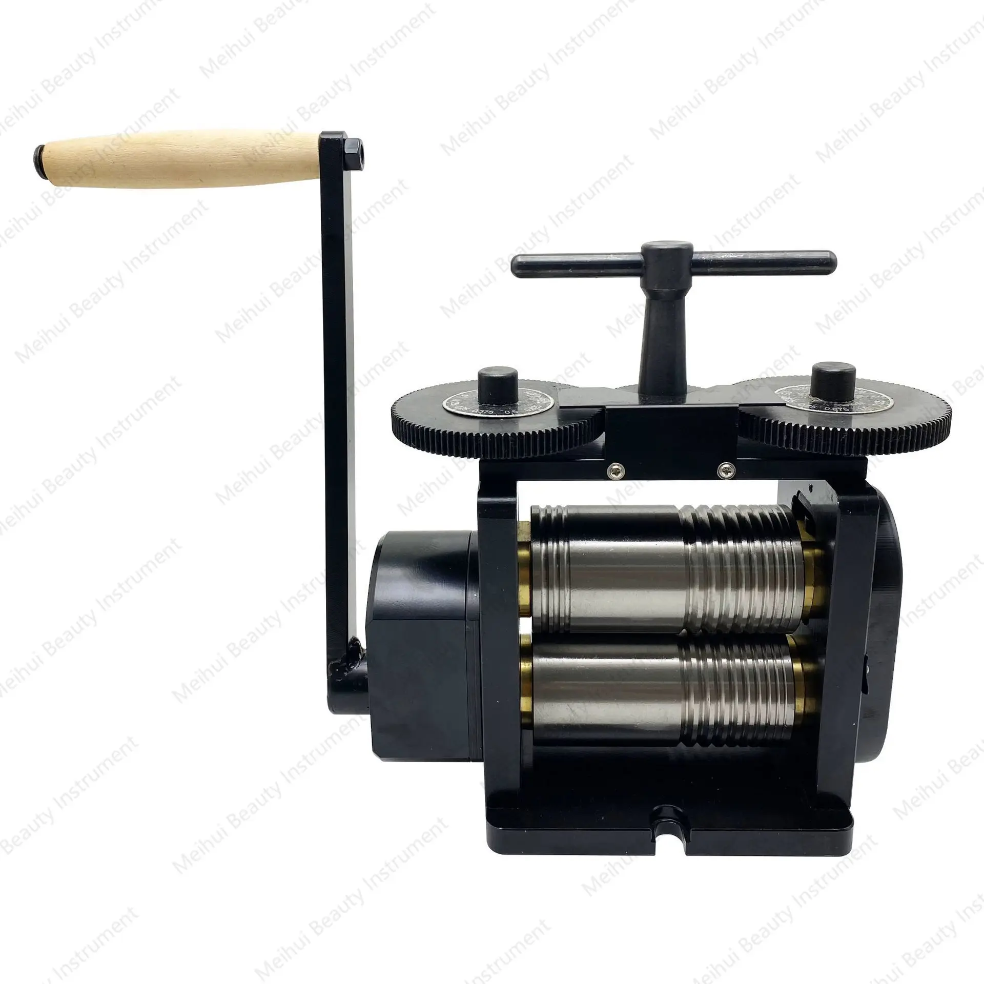 Hand Pressing Machine Manual Wire Drawing Machine Gold and Silver Jewelry Gold Production Tablet Shaping DIY Labor-saving