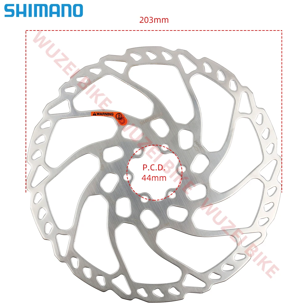 SHIMANO RT66 6-Bolt Disc Brake Rotor 203/180/160mm For Deore M6100/SLX M7100/XT M8100 Resin/Metal pad Disc Brakes MTB Rotor