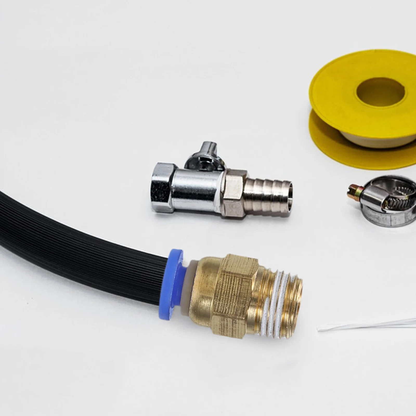 

8Pcs Quick Connect Pneumatic Straight Push to Connect Fittings Air Compressor Hose Connectors High Pressure Air Tube Couplings
