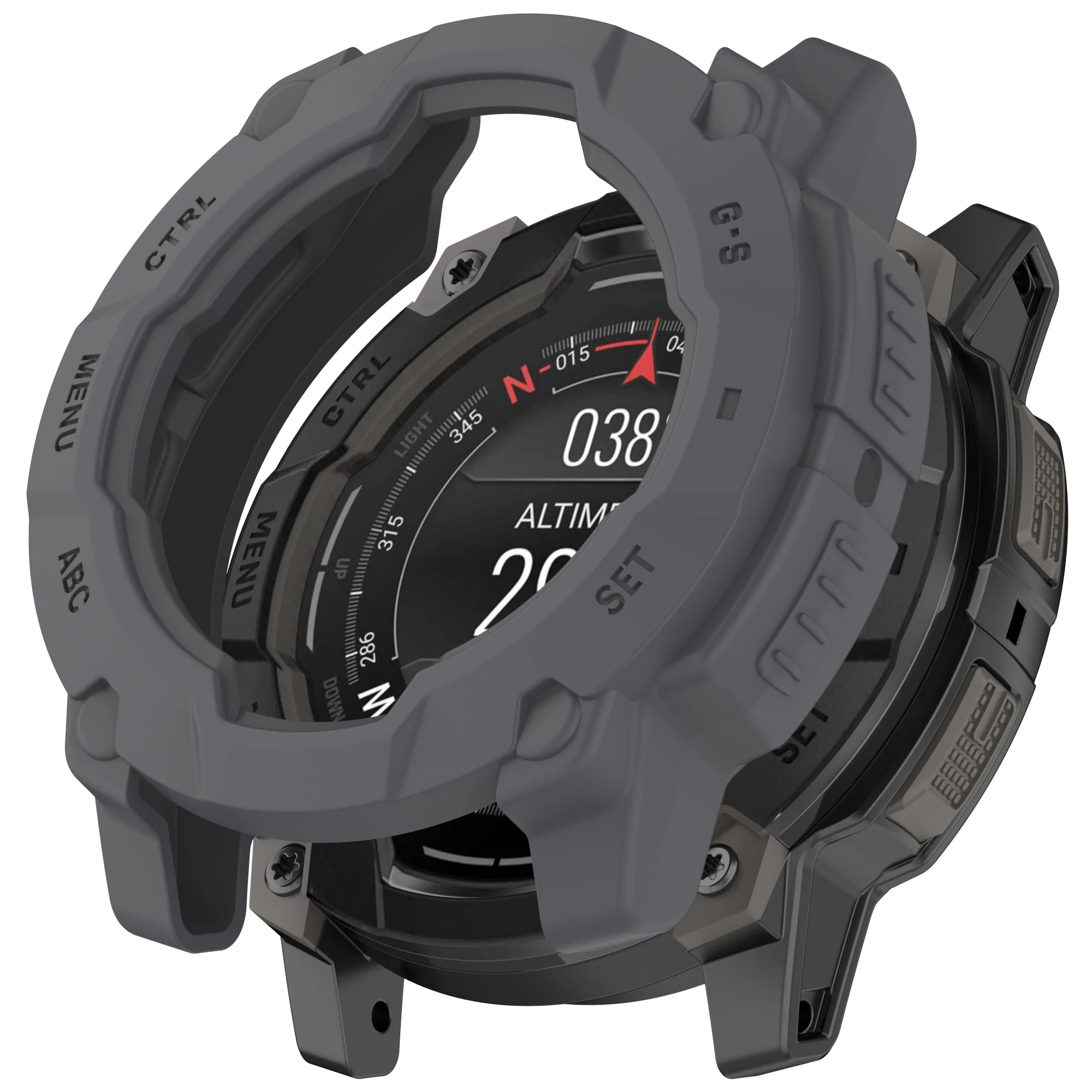 TPU-Schutzhülle für Garmin Instinct 3 45 mm 50 mm, weiche Silikonhülle, Stoßstange für Garmin Instinct E 40 mm 45 mm Schutzhülle – Detail 10