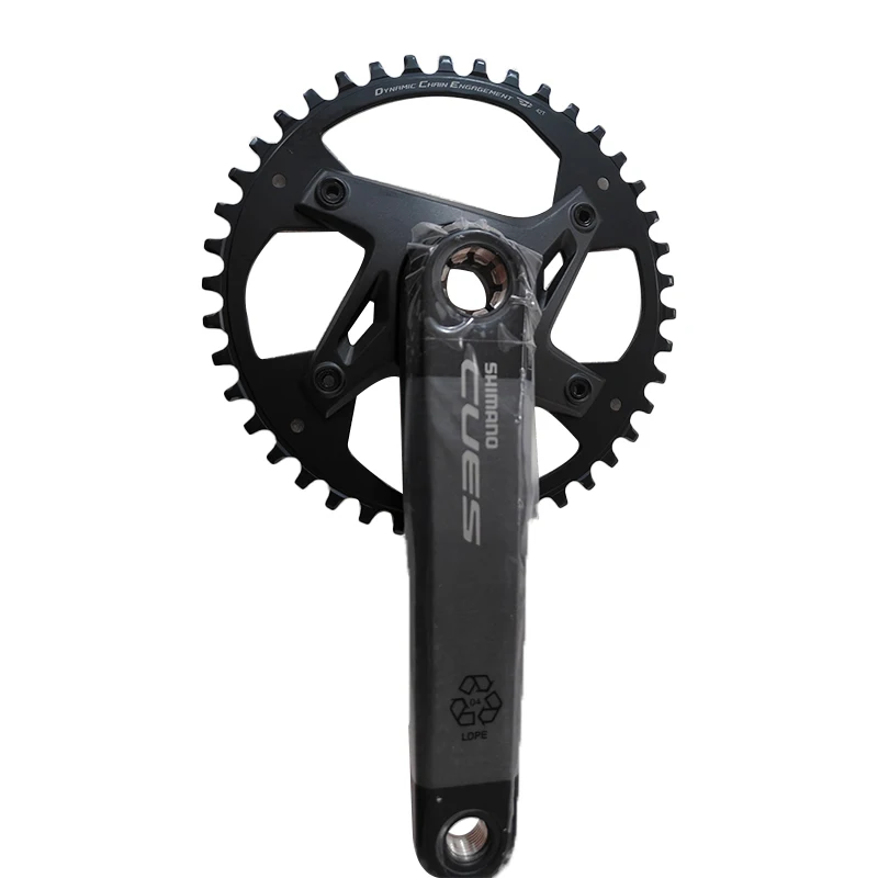 SHIMANO CUES U6000 Kurbelgarnitur 170MM 175MM 32T 42T Kettenblatt 2-TEILIGE Kurbelgarnitur FC-U6000-1 1x11/10/9-fach Original Fahrradteile – Detail 1