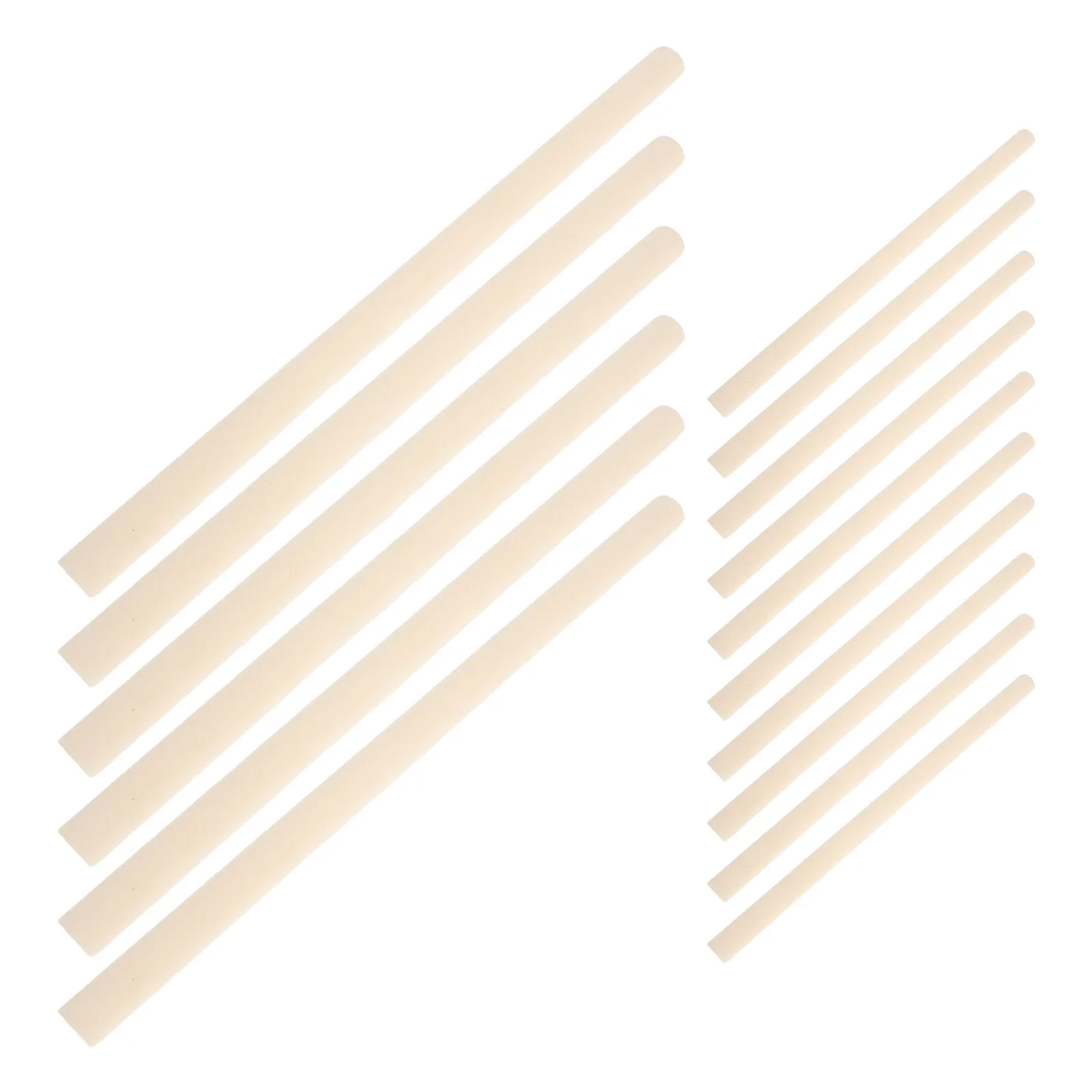 16Pcs Adjustable Jewelry Box Dividers Foam Sponge Strips Soft Round Foam Rods Removable Drawer Organizer Jewelry Display Case