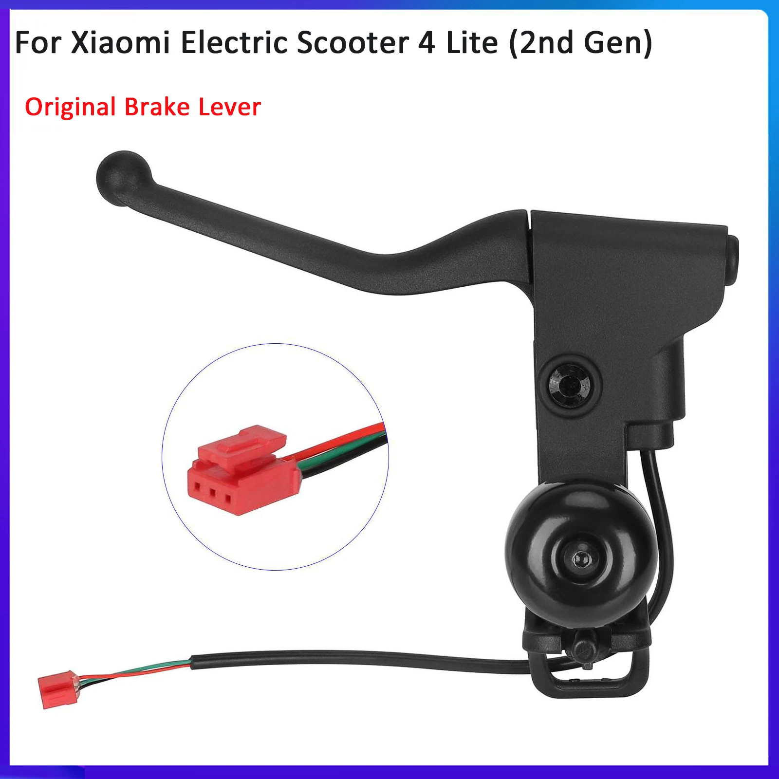 

Handle Brake Lever for Xiaomi Electric Scooter 4 Lite (2nd Gen) 2nd Gen Brake Handle Include Small Bell Accessories