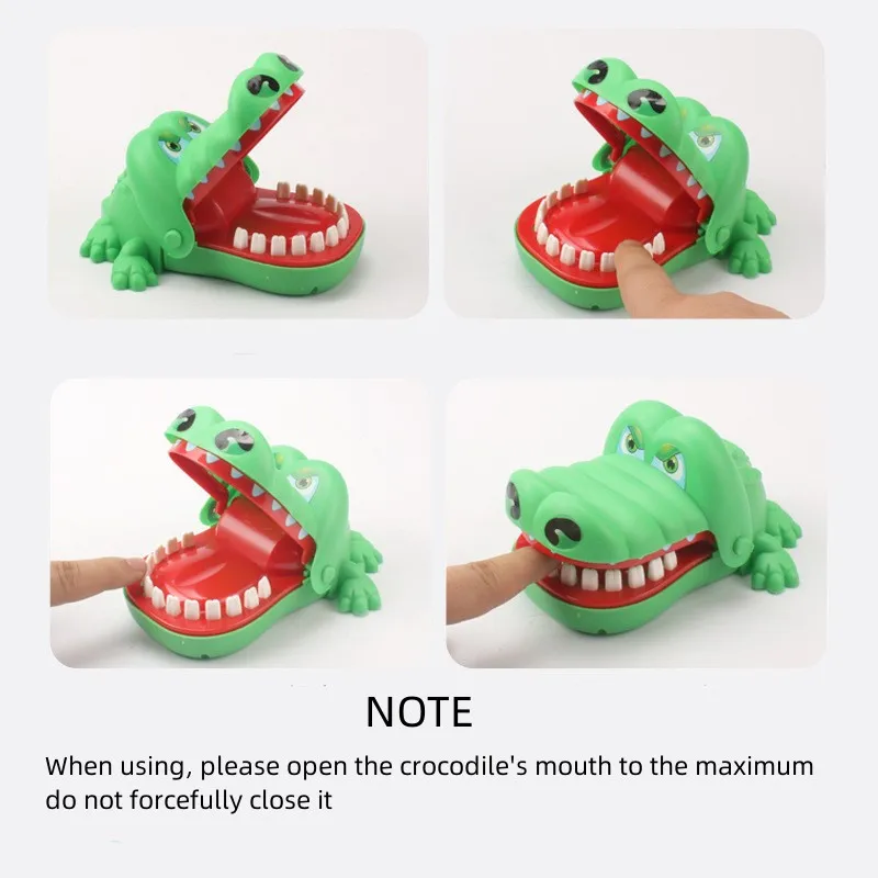 Cartoon Crocodile Biting Fingers Children\'s Prank Toy Biting Hands Crocodile Parent-child Interaction Toy