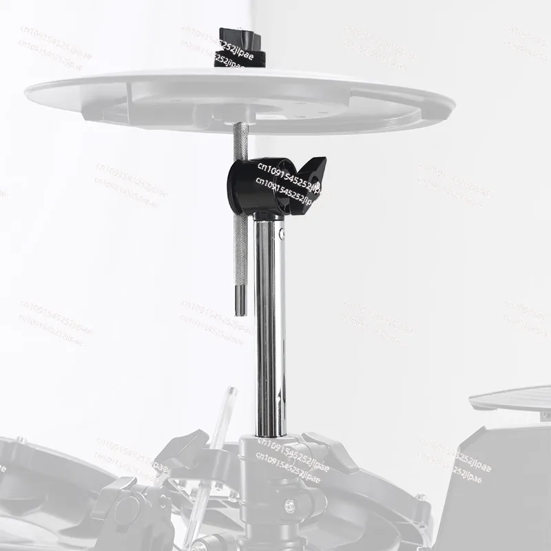 Two-stage electronic drum and cymbal bracket