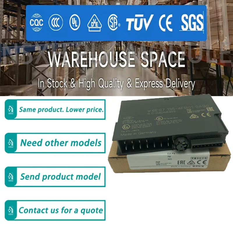 ยี่ห้อใหม่ 6ES7135-4FB01-0AB0 6ES7 135-4FB01-0AB0 6ES71354FB010AB0