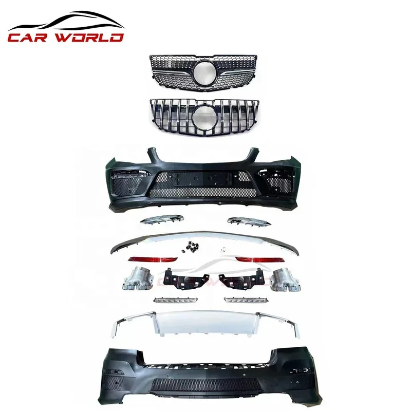 

Заводской хит продаж автомобильного бампера для X204 GLK-класса Refit GLK63 Bodykit Car Bodykit для GLK PP пластиковый передний бампер задний диффузор