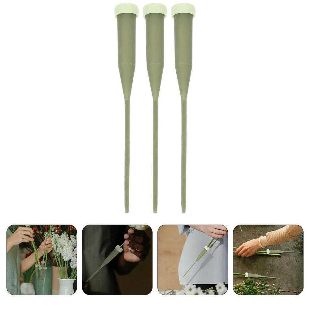 100 flacons d'eau en plastique avec bouchons, tubes floraux allongés pour arrangements floraux frais, fournitures d'hydratation, légers