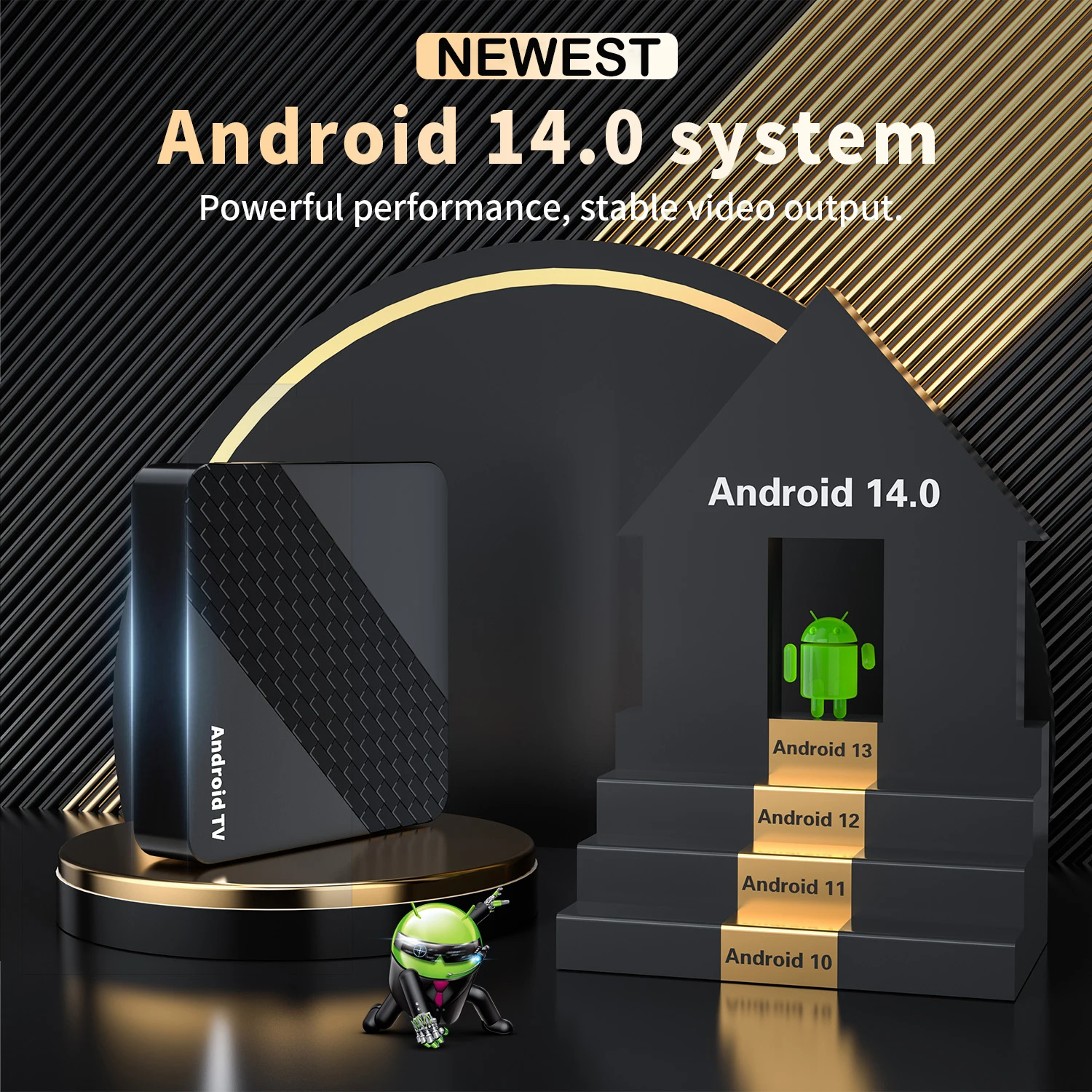 X10 RK3518 Android 14 Smart TV Box Bluetooth 5.4 Ram 4GB 8GB Rom 64GB 128GB Wifi6 Dual Wifi 5G 8K Google Assistant Media Player