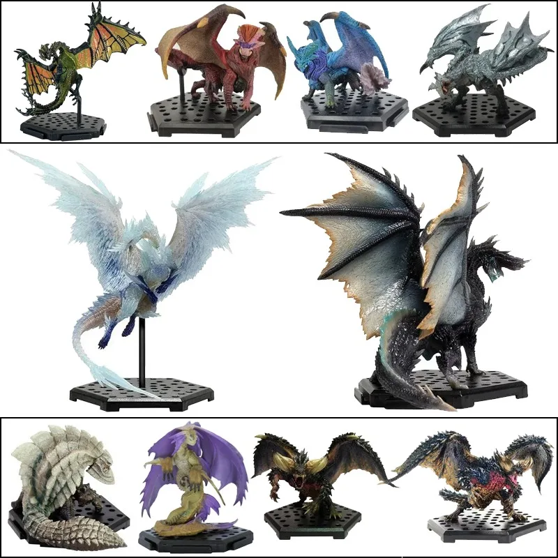 

Monster Hunter World PS4 GAME Limited PVC Models Dragon Action Figure Japanese Genuine Kids Toy Gifts
