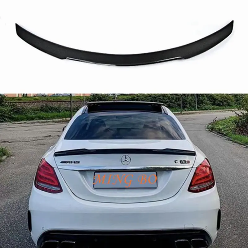 

FOR Mercedes-Benz C-Class W205 4Door sedan FD Style Carbon Fiber Rear Spoiler Trunk Wing 2013-2022 FRP Forged carbon