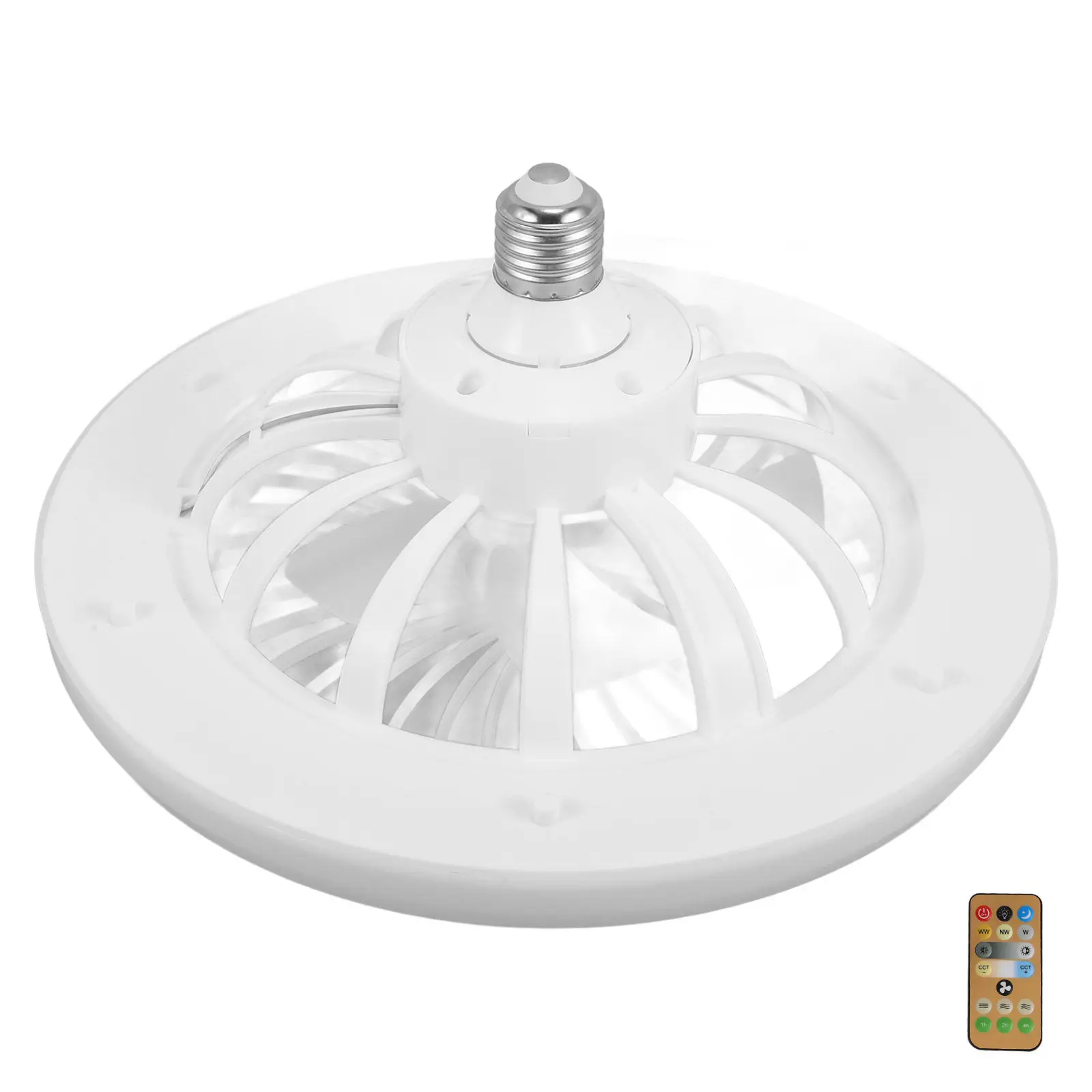 Ceiling Fan Lamp Small Bedroom Light Adjustable Brightness Energy-Efficient LED Ceiling Lighting LED Fan Light