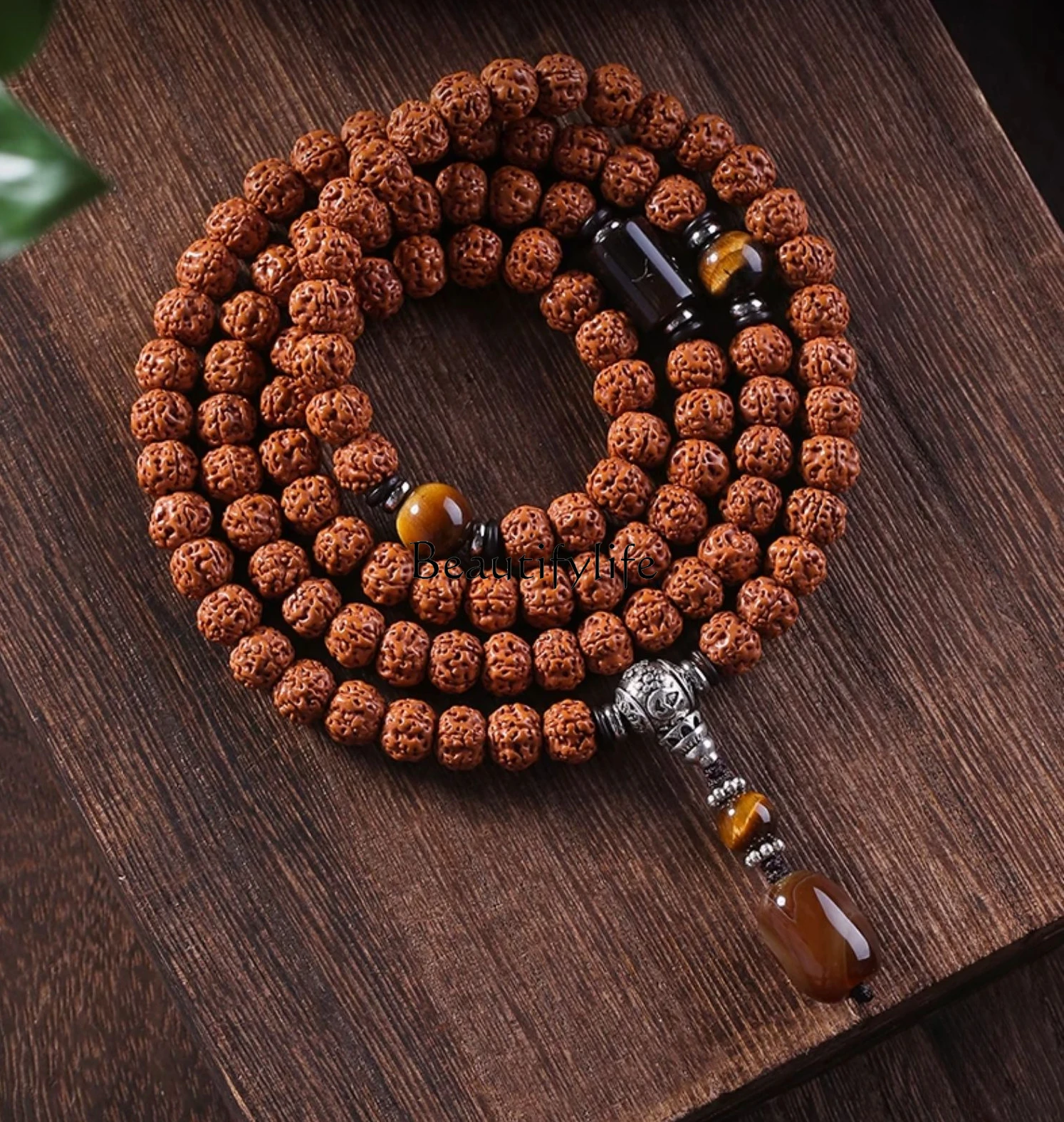 

Indonesia 108 Bodhi Bracelet Men Pu Plate Picking Playing Buddha Beads Bodhi Seed Amusement Article Bracelet Women