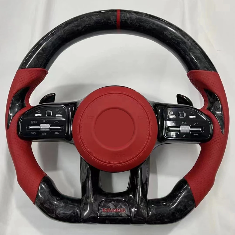 For Mercedes-Benz AMG A-Class B-Class C-Class E-Class S-Class 05-22 Full Series Customized Carbon Fiber Steering Wheel Assembly