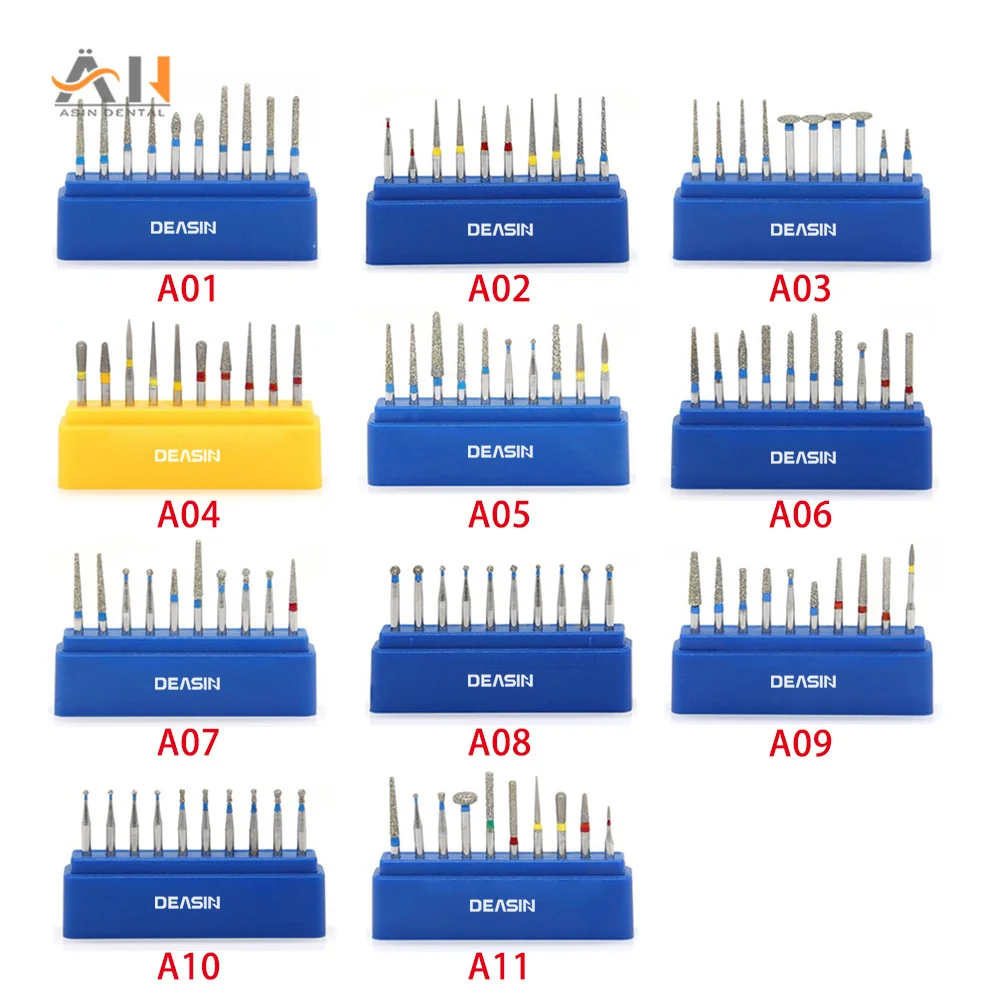 

5 box Dental Diamond Burs Drill for High Speed Handpiece Dentist Burs FG Series Dia.1.6mm asindental