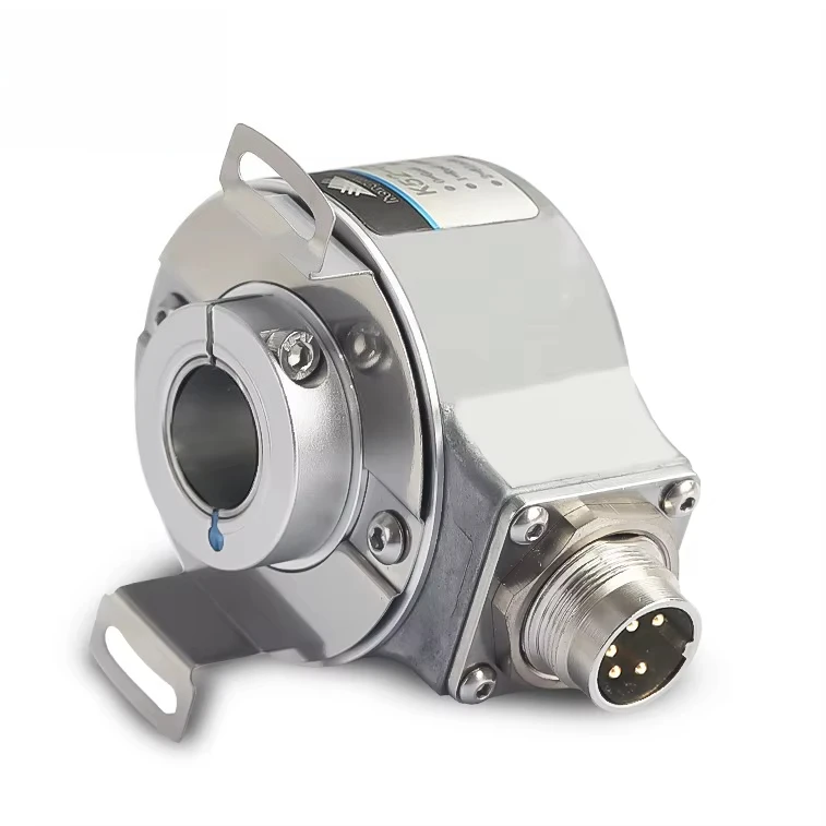 External Speed Sensor KJ50 Absolute Encoder 51mm External Diameter Hollow Shaft 8-15mm IP65 DC5V-30V Position Sensor