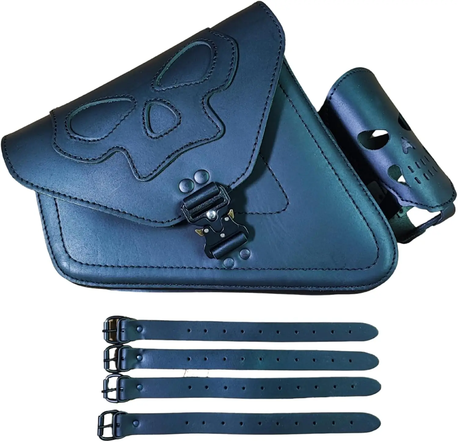 Motorcycle Left-Side Swing Bag, Side Swingarm Bag, Fits 883 / 1200, Custom, and XL Bikes