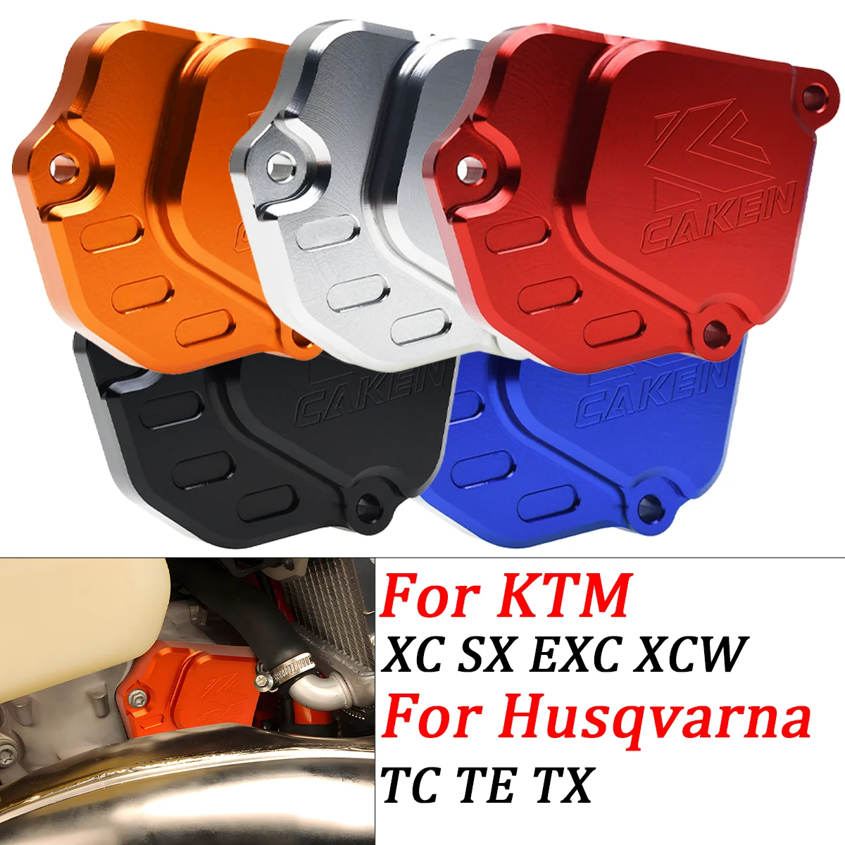 

otorcycle CNC Right Exhaust Valve Control Cover For KTM EXC300 HARDENDURO CKD SIX DAYS 2024 XCW250 SX250 XC250 EXC250 2023-2024