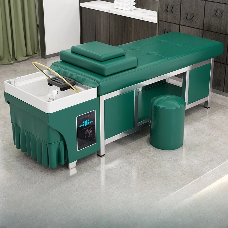 

Retro Water Cosmetic Therapy Center Chair Shampoo Basin Professional Recliner Bac Shampooing Coiffeur A Domicile Hair Products