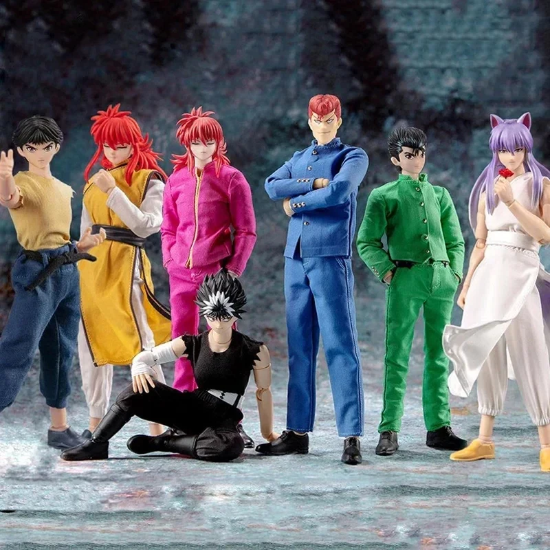 

Dasin/Great Toys/GT YuYu Hakusho Urameshi Yuusuke Yoko Kurama Jaganshi Hiei Kuwabara Kazuma SHF 1/12 PVC Action Figure In Stock