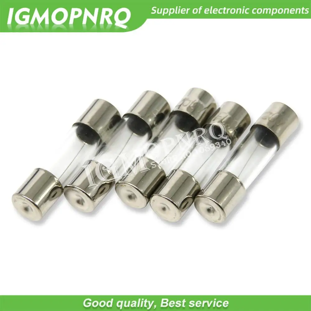 10PCS 5x20 Glass fuse tube 250V 0.1A ~ 25A 5*20 high quality fuse 5*20 0.2A 0.25A 0.3A 1A 1.25A 2A 2.5A 3A 3.15A 4A 5A 6A 6.3A